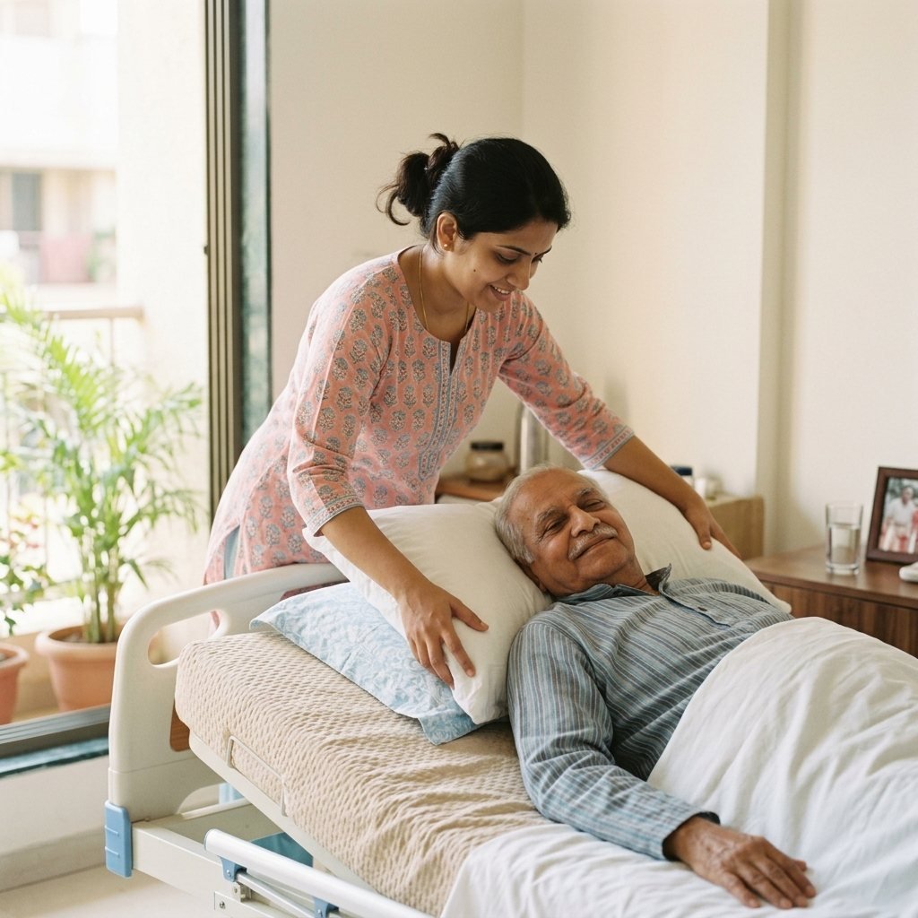 Bedsore (Pressure Ulcer) Prevention at Sreekara Health Care Home, Yelahanka