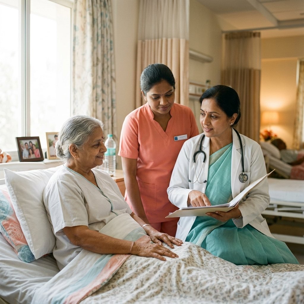 Supervised Pain Management at Sreekara Health Care Home, Yelahanka